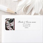 住所 シール、梅の花 ラベル (インサイチュ)