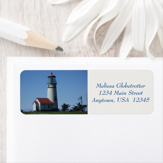住所 シール- – 灯台 ラベル (インサイチュ)