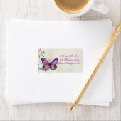 住所 シール/蝶 ラベル (インサイチュ)