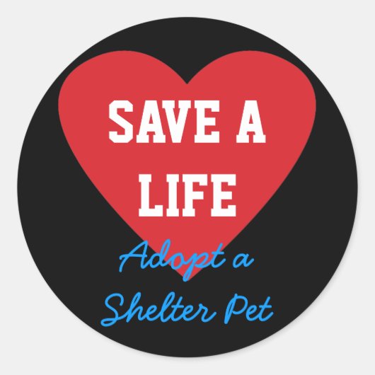 住救所でペットを飼う ラウンドシール (正面)