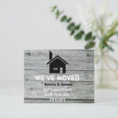 住素朴所の変更を引っ越したバーン·チムニー 案内ポストカード (スタンド正面)