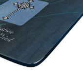 住職の10周年記念にパーソナライズ カッティングボード (角)