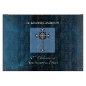 住職の10周年記念にパーソナライズ カッティングボード (正面)