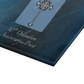 住職の10周年記念にパーソナライズ カッティングボード (角)