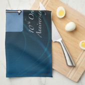 住職の10周年記念にパーソナライズ キッチンタオル (四つ折り)