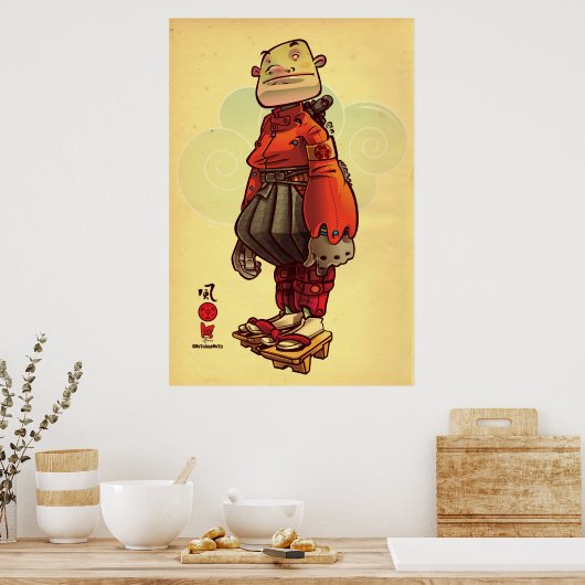 佐々木小次郎 ポスター (キッチン)