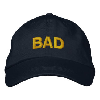 佐久間龍一「BAD」帽子 刺繍入りキャップ