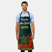 佐佐の陶花芸術組合 エプロン (着用した状態)