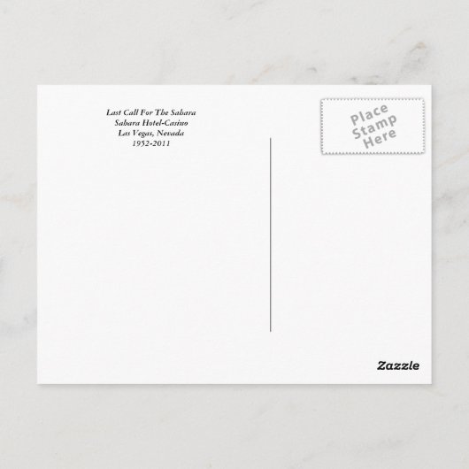 佐原への最後の電話 ポストカード (裏面)