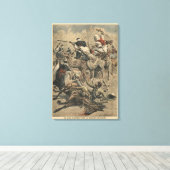 佐原フランスのの軍隊 キャンバスプリント (インサイチュ (ウッドフロア))