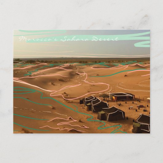 佐原砂漠はがき ポストカード (正面)