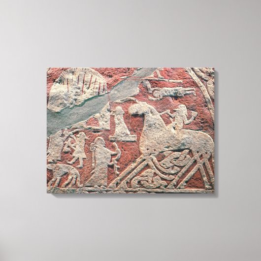 佐賀を描く姿の詳細 キャンバスプリント (正面)