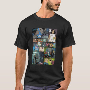佐賀イメージ漫画パネルデザインクラシック Tシャツ