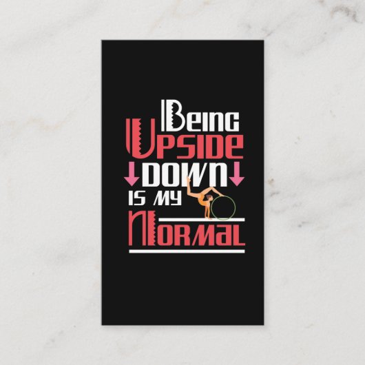 体おもしろい操引用文体操タンブルアスリート 名刺 (正面)