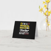 体おもしろい育PE先生評価D カード (黄色い花)