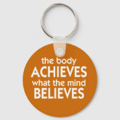 体が心を叶え信じる キーホルダー (正面)