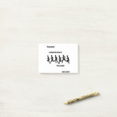 体が心を叶え信じる ポストイット (デスク上)