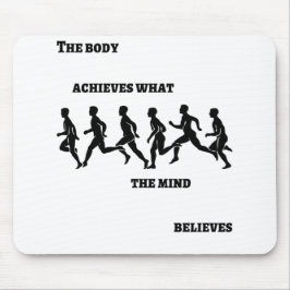体が心を叶え信じる マウスパッド
