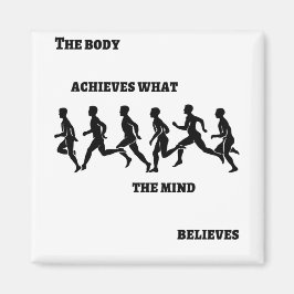 体が心を叶え信じる マグネット