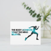 体がMINDシアンを達成信じする ポストカード (スタンド正面)