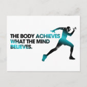 体がMINDシアンを達成信じする ポストカード (正面)