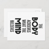 体と心 ポストカード (正面/裏面)