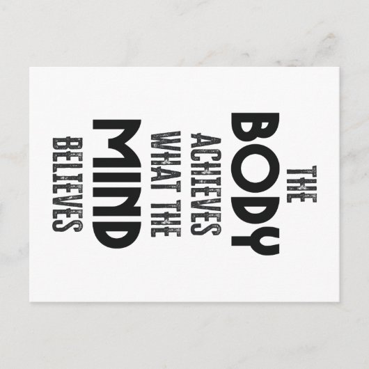 体と心 ポストカード (正面)