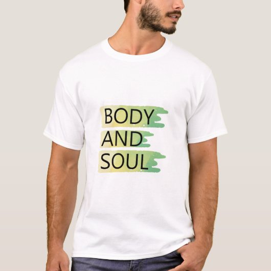 体と魂 Tシャツ (正面)
