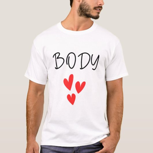 体と魂 Tシャツ (正面)