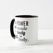 体のカイロプラクティックのマグを作った力 マグカップ (正面左)