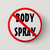 体のスプレーのアンチの禁止無し 缶バッジ (正面)