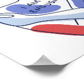 体のポジティビティ移動メッセージ ポスター (角)