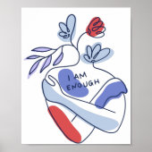 体のポジティビティ移動メッセージ ポスター (正面)