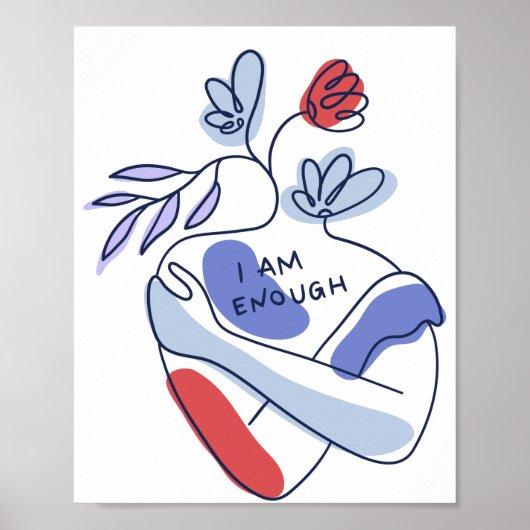 体のポジティビティ移動メッセージ ポスター (正面)