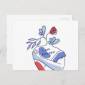 体のポジティビティ移動メッセージ ポストカード (正面/裏面)