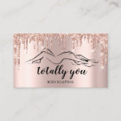 体の切断美しいロゴ完全にYou Business Ca 名刺 (正面)