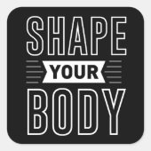 体の形状 スクエアシール (正面)