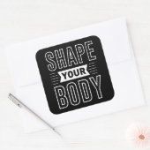 体の形状 スクエアシール (封筒)