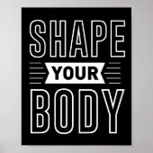 体の形状 ポスター (正面)