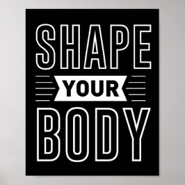 体の形状 ポスター