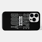 体の形状 iPhoneケース (裏面横)