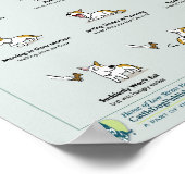 体の恐怖の言葉を犬のポスター ポスター (角)