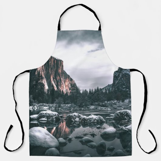 体の水と山 エプロン (正面)