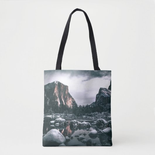 体の水と山 トートバッグ (正面)