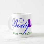 体の生命マグ コーヒーマグカップ (正面左)