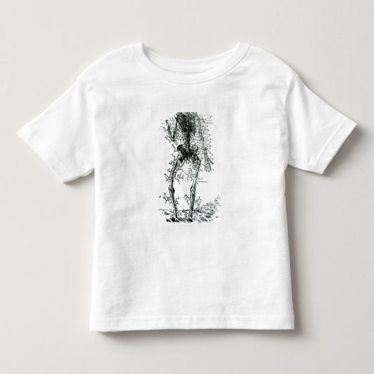 体の脈管系 トドラーTシャツ (正面)