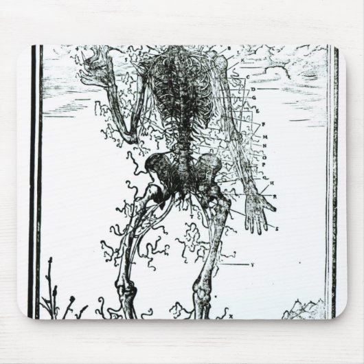 体の脈管系 マウスパッド (正面)