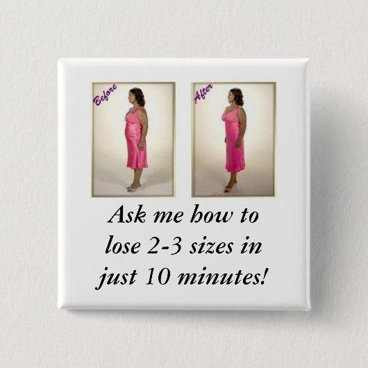 体の魔法ボタン 缶バッジ (正面)