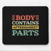 体は、お尻及び膝Rのためのアフターマーケット部品を含む マウスパッド (正面)