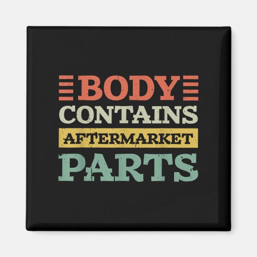 体は、お尻及び膝Rのためのアフターマーケット部品を含む マグネット (正面)